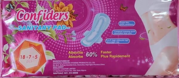 Confiders Sanitary Pad 18+7+5Pcs