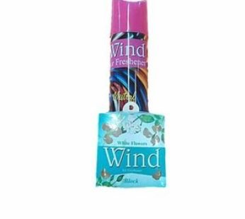 Wind Air Freshener + Wind White Flower Block 300ml