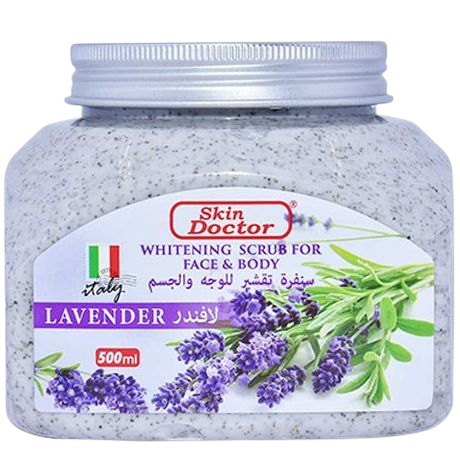 Skin Doctor Whitening Scrub for Face and Body Lavender